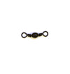 Eagle Claw Swivel-Black Barrel 12ct/12pk Size 7