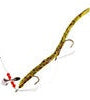 Creme Scoundrel Weedless Worm 6" Watermelon Red