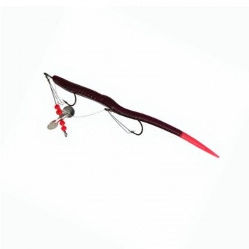 Creme Scoundrel Weedless Worm 6