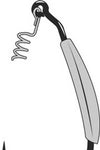 Gamakatsu Weighted Superline Spring Lock Black 3/0-1/16