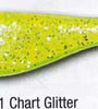 Luckie Strike Shad Minnow 2" 100ct Chart Glitter