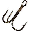 Gamakatsu Treble Hook Round Bend Black Nickle Size 4 10ct