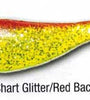 Luckie Strike Shad Minnow MC 4" 10ct Chart Glitter/Red Black