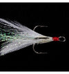 Owner Tournament Treble White/Red Flash 2ct Size 2