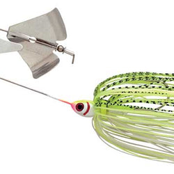 Booyah Buzz Bait 1/2 White Shad-Chartreuse