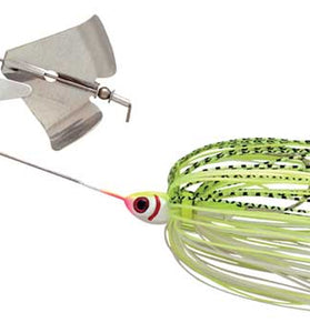Booyah Buzz Bait 1/2 White Shad-Chartreuse
