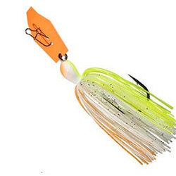 Z-MAN Big Blade Chatterbait 1/2oz Chartreuse/White/Orange