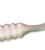 Slider Pan Fish Grub 1" 20ct Pearl