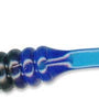 Slider Pan Fish Grub 1" 20ct Black/Blue