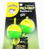 Betts Mr.Crappie Flo Glo 1.25" Round 2ct Yellow/Green