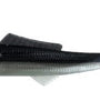 Big Bite Minnow Shad Tail 2.5" 10ct Pearl/Black Back