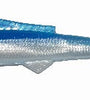 Big Bite Minnow Shad Tail 2.5\" 10ct Pearl/Blue Back