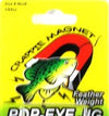 Leland Pop Eye Jig 1/32 2ct Black/White-Black