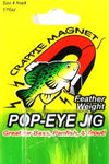 Leland Pop Eye Jig 1/64 2ct Black/Chartreuse