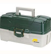 Plano 3-Tray Tackle Box Dk.Green Met./Off White