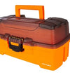 Plano 1-Tray Tackle Box Bright Trans Smoke/Orange