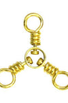 HT Swivel 3-Way Brass 12pk