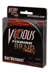 Vicious Braid Moss Green 150yd 50lb