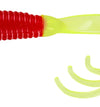 Big Bite Triple Tip Grub 2" 10ct Red/Chartreuse