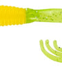 Big Bite Triple Tip Grub 2" 10ct Yellow Chartreuse.Shiner