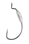 Eagle Claw Weighted Black Worm Hook 1/8oz 5ct Size 4/0