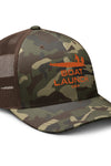 Boat Launch USA Orange Mud Boat-Camouflage Trucker Hat
