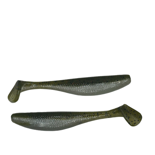 Cast N' Pull 4 Inch Paddle Tail Swim Bait - 8 Pack