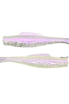 Flatwater Flash Swimbait - Pearl and Clear with Silver Flake - 3-1/4 Inch - 6pk