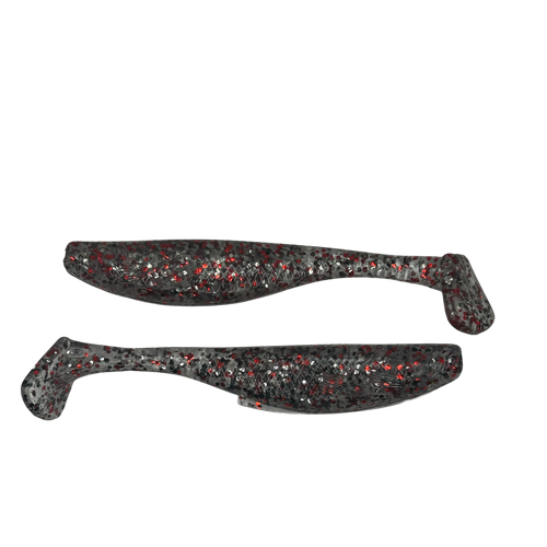 Cast N' Pull 4 Inch Paddle Tail Swim Bait - 8 Pack